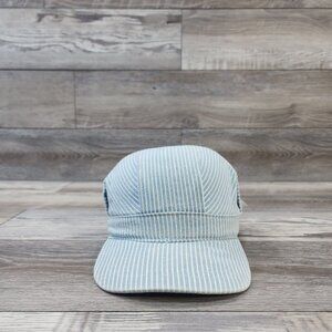 Striped Beach Outdoor Cadet Hat Cap Adjustable StrapBack Adult Womens